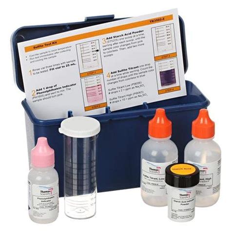 Sulfite Test Kit, 1 drop = 2 or 10 ppm 